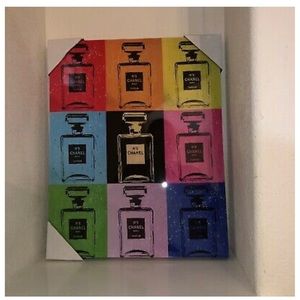 Chanel #5 wall frame